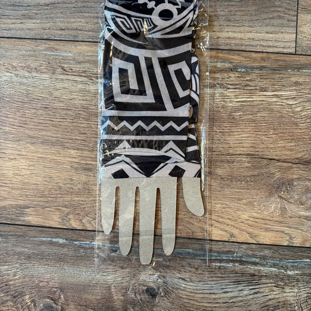 New Adult Tribal Tattoo Sleeves Fake Arm Tattoos Halloween Costume Cosplay Y2K